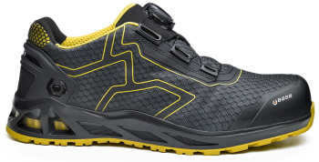 Adidasi de protectie cu bombeu din aluminiu talpa adaptiva - Base Jump S1P - galben 47 