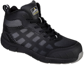 Bocanci de protectie nemetalici cu bombeu si lamela antiperforatii din compozit - Portwest Derwent S1P - 42 