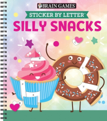 Brain Games - Sticker by Letter Silly Snacks - Publications International Ltd Aut 