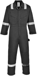 Combinezon de lucru cu benzi reflectorizante - Portwest F813 - negru XL 