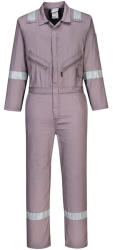 Combinezon din bumbac benzi reflectorizante - Portwest C814 - gri L 