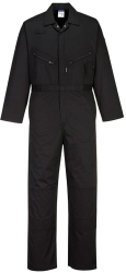 Combinezon din tercot buzunar genunchiere - Portwest C815 - negru S 