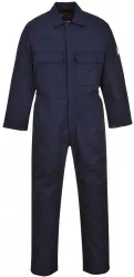 Combinezon ignifug din bumbac ideal pentru sudori - Portwest Bizweld BIZ1 - bleumarin XXL 