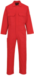 Combinezon ignifug din bumbac ideal pentru sudori - Portwest Bizweld BIZ1 - rosu 4XL
