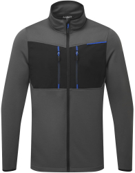 Fleece din tesatura anti-scamosare de inalta calitate - Portwest WX3 T756 - Gri metalic S 
