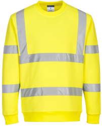 Hanorac fara gluga ECO din materiale reciclate - Portwest EC13 - galben L 