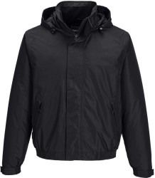 Jacheta bomber complet impermeabila captusita cu fleece rezistenta la vant - Portwest S503 - negru XXXL 