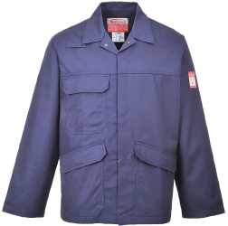 Jacheta de lucru ignifuga si antistatica din bumbac - Portwest Bizflame FR35 - bleumarin XXXL 