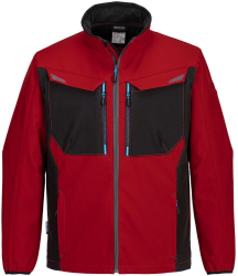 Jacheta de lucru softshell rezistenta la vant si apa - Portwest T750 - rosu XXL 