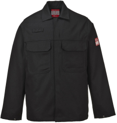 Jacheta ignifuga din bumbac - Portwest Bizweld BIZ2 - negru 4XL 