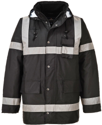 Jacheta impermeabila de iarna cu benzi reflectorizante - Portwest Iona S433 - negru XXXL 