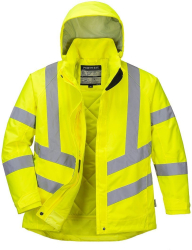 Jacheta impermeabila de iarna pentru femei - Portwest LW74 - galben XXXL 
