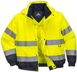 Jacheta reflectorizanta de iarna cu maneci detasabile - Portwest C468 - galben XXL 