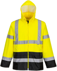 Jacheta reflectorizanta de ploaie usoara - Portwest H443 - galben/negru M