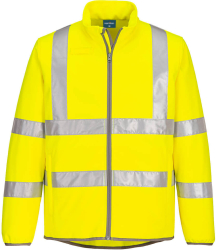 Jacheta softshell ECO din materiale reciclate - Portwest EC24 - galben XL 