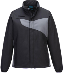 Jacheta softshell nemetalica - Portwest PW278 - Negru/Zoom Gri M 