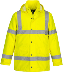 Jacheta vatuita impermeabila de iarna marimi mari - Portwest S460 - galben 6XL