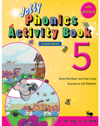 Jolly Phonics Activity Book 5 in Print Letters - Sara Wernham Author 