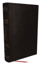 Nkjv Chronological Study Bible Leathersoft Black Comfort Print Holy Bible New King James Version 