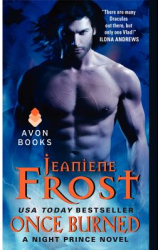 Once Burned A Night Prince Novel - Jeaniene Frost Author 
