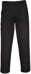 Pantaloni de lucru Action marimi mari disponibile - Portwest S887 - negru 54 38 inch 