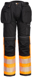 Pantaloni de lucru cu buzunare Holster - Portwest PW307 - portocaliu/negru 60 44 inch 