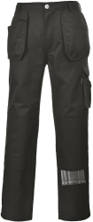 Pantaloni de lucru din tercot cusaturi triple - Portwest KS15 - negru M 