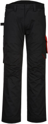 Pantaloni de lucru service nemetalici cusaturi triple - Portwest PW240 - rosu 62 46 inch 
