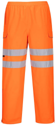 Pantaloni reflectorizanti impermeabili si rezistenti la vant - Portwest S597 - portocaliu S 