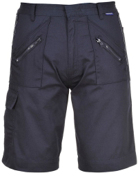 Pantaloni scurti de lucru Action din tercot - Portwest S889 - bleumarin XXL 