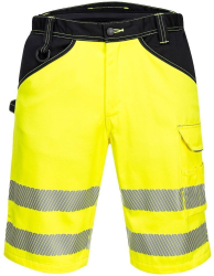 Pantaloni scurti reflectorizanti - Portwest PW348 - galben/negru 46 30 inch 