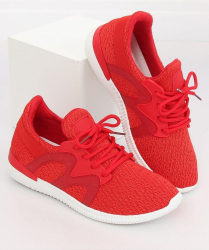 Pantofi sport de zi dama Tara material textil tip tenisi rosu 41 
