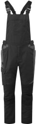 Salopeta de lucru din material elastic rezistent la spalare industriala - Portwest T746 - negru XL 
