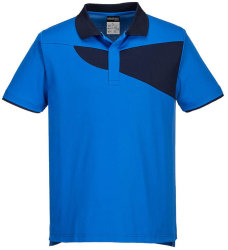 Tricou de lucru polo din material respirabil - Portwest PW210 - albastru S 