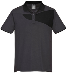 Tricou de lucru polo din material respirabil - Portwest PW210 - gri L 