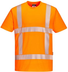 Tricou de lucru reflectorizant din poliester larg si respirabil - Portwest RWS R413 - S 