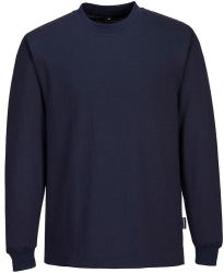 Tricou ESD antistatic cu maneci lungi - Portwest AS22 - bleumarin XL 