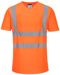 Tricou reflectorizant racoros cu insertii de plasa pe laterale - Portwest S179 - portocaliu 4XL 