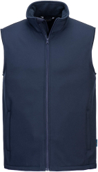 Vesta de lucru softshell impermeabila ideala pentru imprimat sau brodat - Portwest TK22 - Navy XXXL 