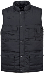 Vesta de lucru termica din bumbac - Portwest Shetland S414 - negru XL 