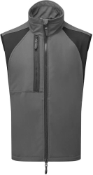 Vesta din softshell eco cu 2 straturi - Portwest CD876 - Gri metalic XXXL 