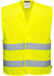 Vesta Hi-Vis din plasa cu benzi reflectorizante - Portwest C374 - galben S/M 