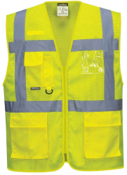 Vesta Hi-Vis Executive din plasa - Portwest C376 - galben XXL 