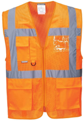 Vesta Hi-Vis Executive din plasa - Portwest C376 - portocaliu XXL 