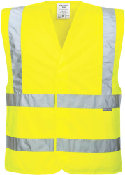 Vesta refelctorizanta Eco din materiale reciclate pachet de 10 - Portwest EC76 - galben 4X/5X 
