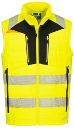 Vesta reflectorizanta din tesatura Ripstop captuseala Insulatex - Portwest DX479 - galben/negru XXXL 