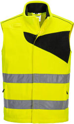 Vesta termica reflectorizanta din fleece - Portwest PW231 - galben/negru XXL 