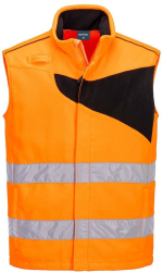 Vesta termica reflectorizanta din fleece - Portwest PW231 - portocaliu/negru M 