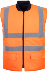 Vesta termica reversibila - Portwest S469 - portocaliu 4XL 