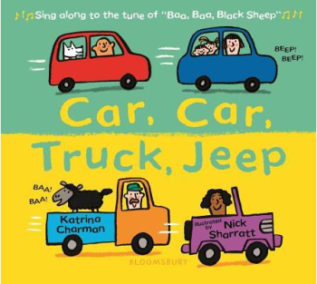 Car Car Truck Jeep - Katrina Charman Author 